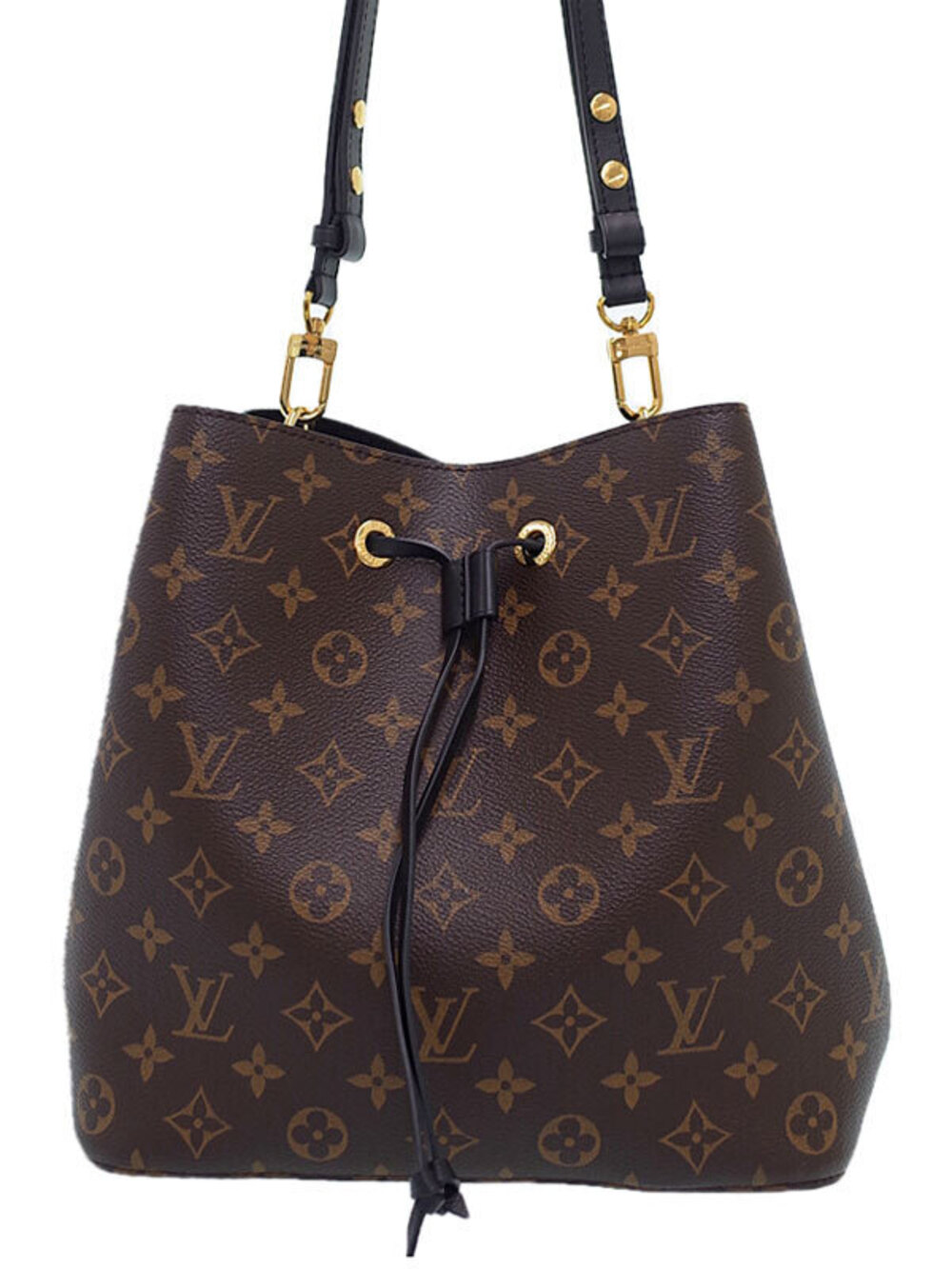 Louis Vuitton Monogram NeoNoe Shoulder Bag Canvas Leather Brown